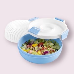Tasty The Salad Boss Salad Chopper Colander Bowl in Light Blue